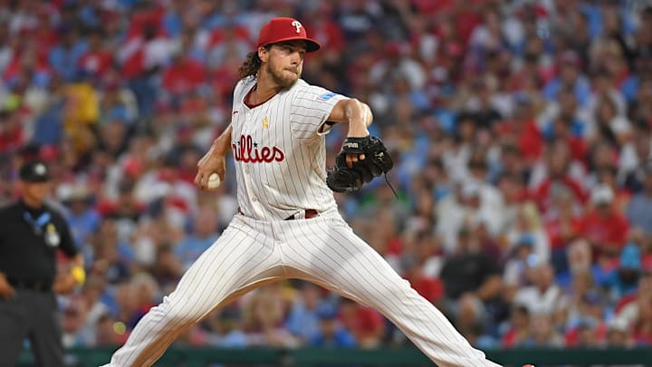 Philadelphia Phillies pitcher Aaron Nola.