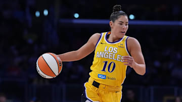 The LA Sparks and guard Kelsey Plum are underdogs on Tuesday night.