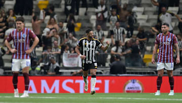 Hulk marcou o gol da vitória do Galo na Arena MRV