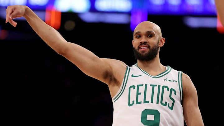 Boston Celtics guard Derrick White.
