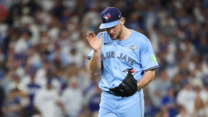 Toronto Blue Jays pitcher Trey Yesavage dominated in Game 5 of the World Series against the Los Angeles Dodgers. Toronto Blue Jays pitcher Trey Yesavage dominated in Game 5 of the World Series against the Los Angeles Dodgers.