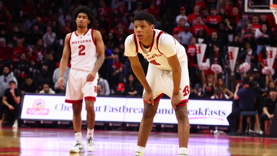 Rutgers guard Dylan Harper, Rutgers forward Ace Bailey