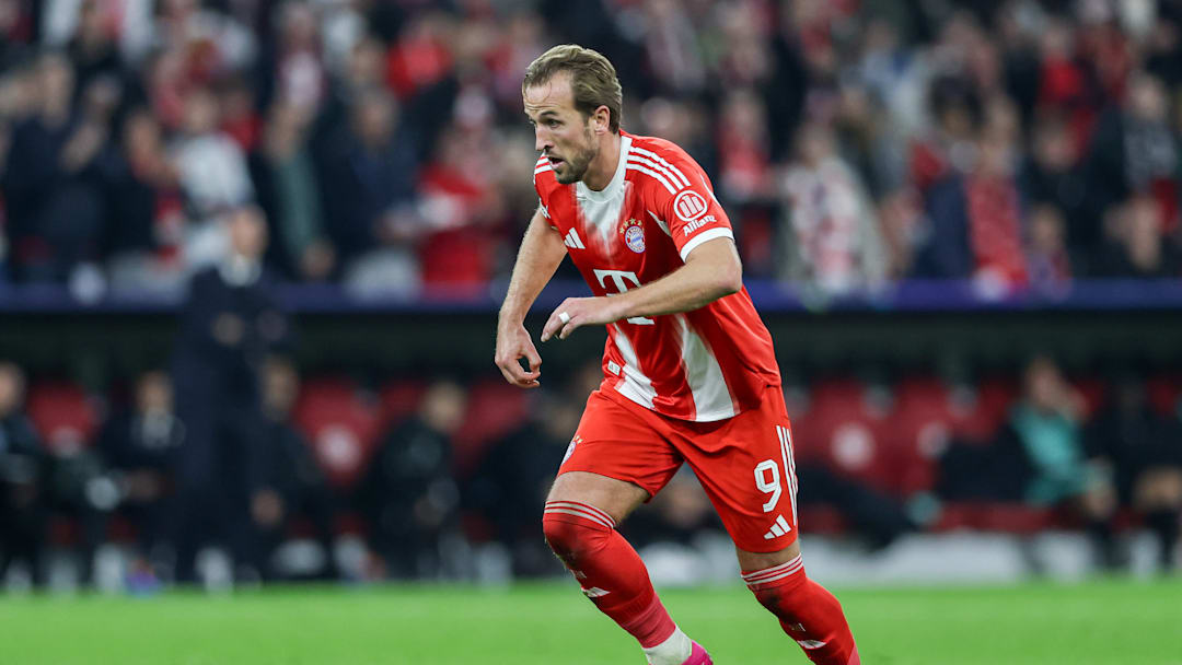 Harry Kane of Bayern Munich seen in action during the UEFA...
