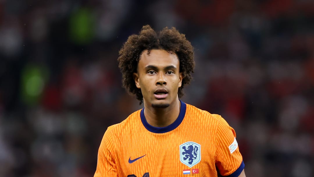 Joshua Zirkzee of Netherlands seen in action during the UEFA...