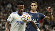 Vinícius Jr e Hakimi estiveram na última edição da Copa do Mundo de seleções, em 2022 no Catar