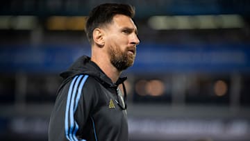 Lionel Messi of Argentina seen in action during the South...