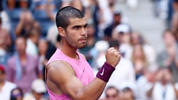 Carlos Alcaraz at the 2025 US Open