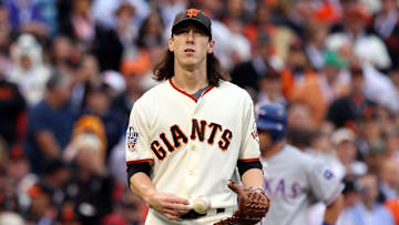 Texas Rangers v San Francisco Giants, Game 1