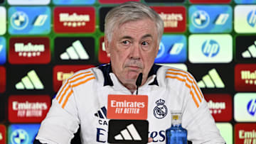 Head Coach of Real Madrid Carlo Ancelotti...