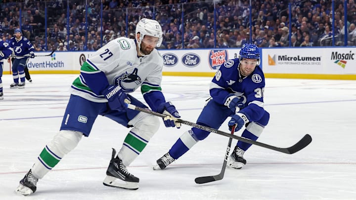 Vancouver Canucks v Tampa Bay Lightning