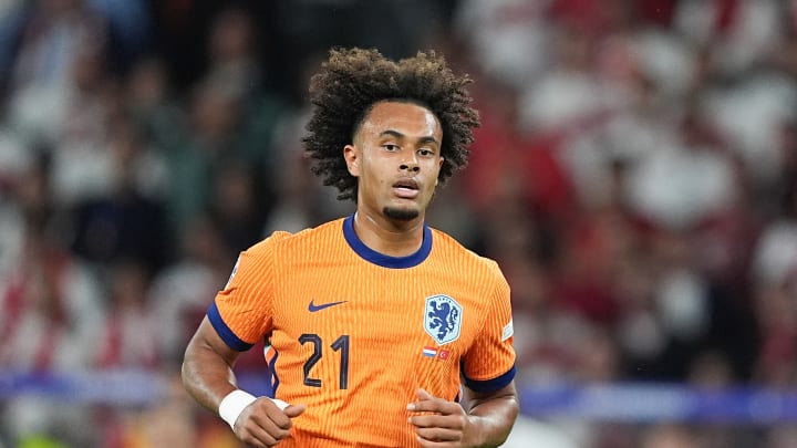 Joshua Zirkzee of Netherlands seen in  action during the