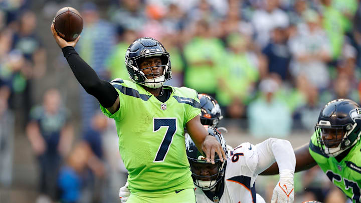 Geno Smith of the Seattle Seahawks