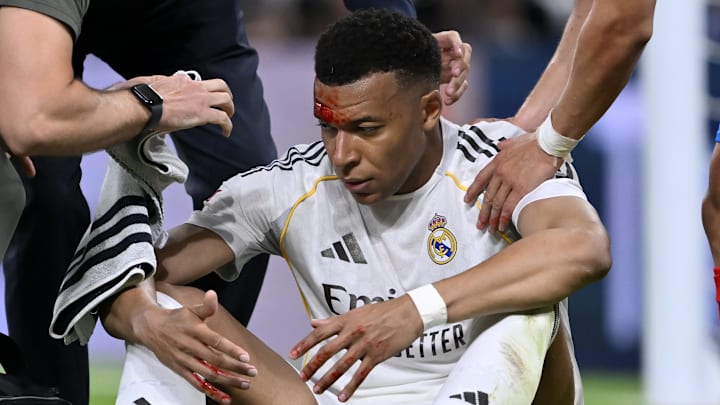 Kylian Mbappé erlitt gegen Girona eine Platzwunde über dem rechten Auge