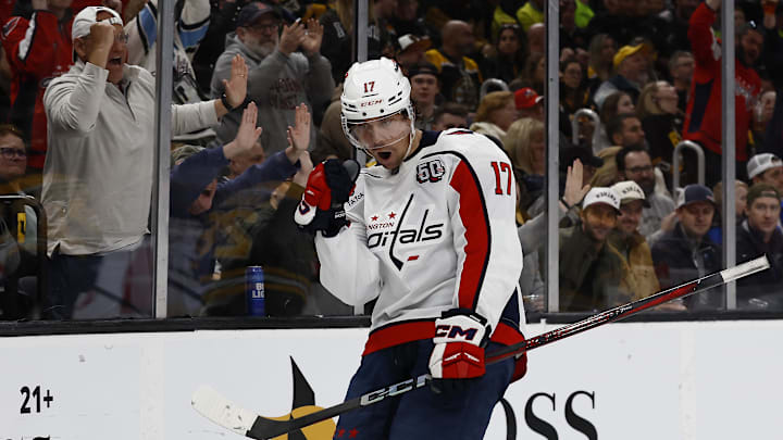 Dylan Strome, Washington Capitals Mandatory Credit: Winslow Townson-Imagn Images