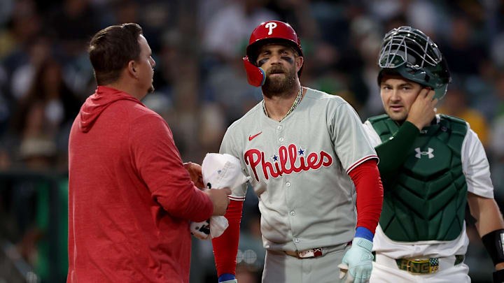Phillies Manager Offers Positive Bryce Harper Injury Update Ahead of Divisional  Clash