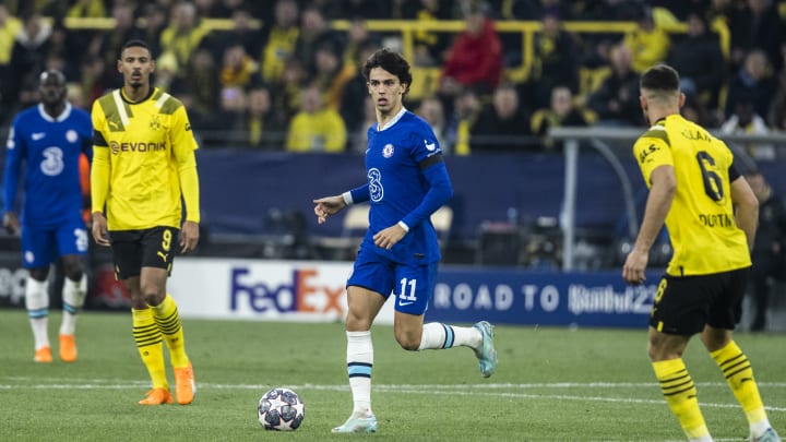Joao Felix di pertandingan vs Borussia Dortmund