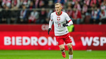 Karol Swiderski of Poland seen during the UEFA Nations League