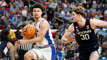 Walter Clayton Jr. recorded a game-high 23 points, which included a pair of 3-pointers in the final minutes of the Florida Gators 77-75 win over UConn.