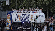 El Real Madrid celebrando su décimocuarta Champions League 