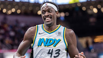 Indiana Pacers forward Pascal Siakam (43) in a game against the Phoenix Suns.