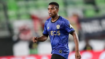 Youssoufa Moukoko of Nice seen during the UEFA Europa League...