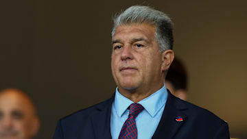 Joan Laporta of FC Barcelona seen during the UEFA Champions...