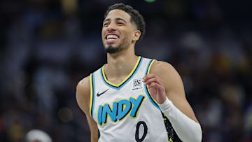 Indiana Pacers guard Tyrese Haliburton (0).