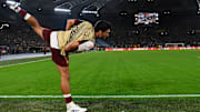 Mats Hummels beim Aufwärmen