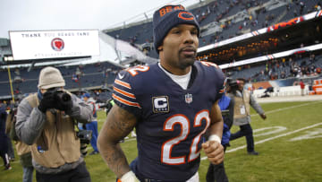 Jan 3, 2016; Chicago, IL, USA; Chicago Bears running back Matt Forte (22) runs off the field after the NFL game against the Detroit Lions at Soldier Field. The Lions won 24-20. Mandatory Credit: Kamil Krzaczynski-USA TODAY Sports