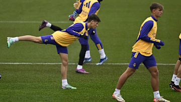 Real Madrid training in Spain