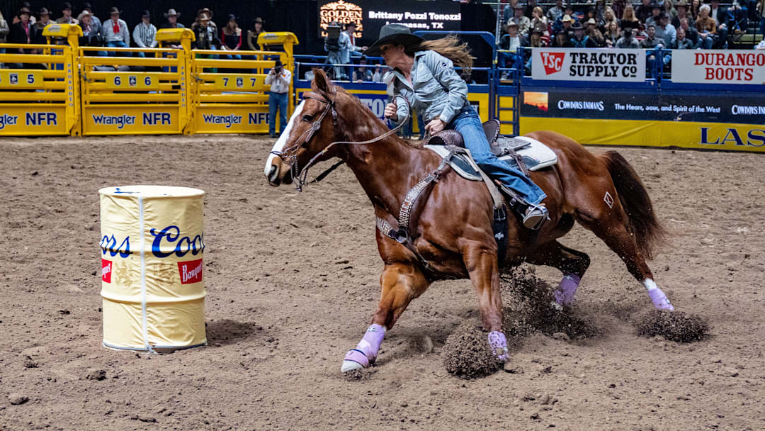 Brittany Pozzi-Tonozzi at the 2025 NFR