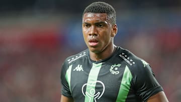 Kevin Denkey of Cercle Brugge seen during the UEFA...