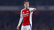 El noruego Martin Odergaard durante el duelo ante el Tottenham