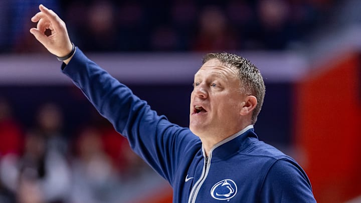 Penn State men's basketball head coach Mike Rhoades