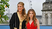 Blake Lively and Anna Kendrick attend the London Photocall for "Another Simple Favour” in London. England in April 2025.
