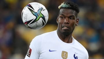 Paul Pogba sous le maillot de l'Équipe de France.