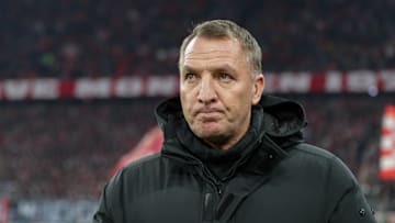 Coach Brendan Rodgers of Celtic F.C. seen during the UEFA...