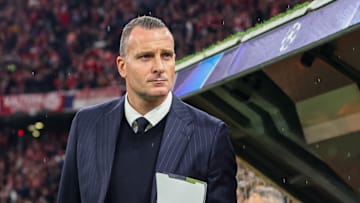 Coach Nicky Hayen of Club Brugge seen during the UEFA...