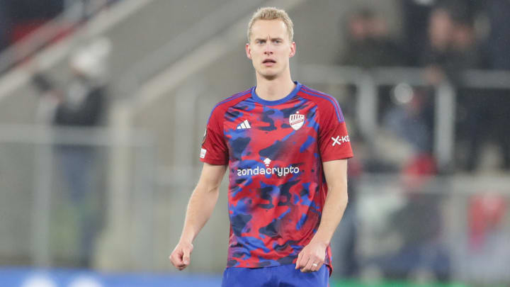 Gustav Berggren of Rakow Czestochowa seen during the UEFA...