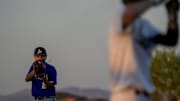 Americas High School's Isaac Arrieta pitches to Horizon High School during their game at Horizon on April 7, 2025. Americas won 7-0.