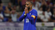 Alexandre Lacazette était la capitaine des Bleus.