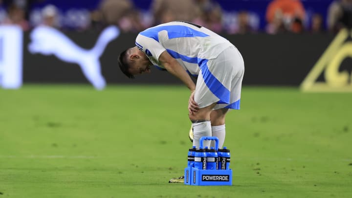 Messi se lesionou na final da Copa América 2024