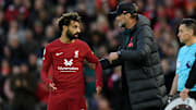 Mo Salah und Jürgen Klopp