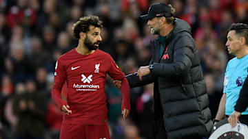 Mo Salah und Jürgen Klopp