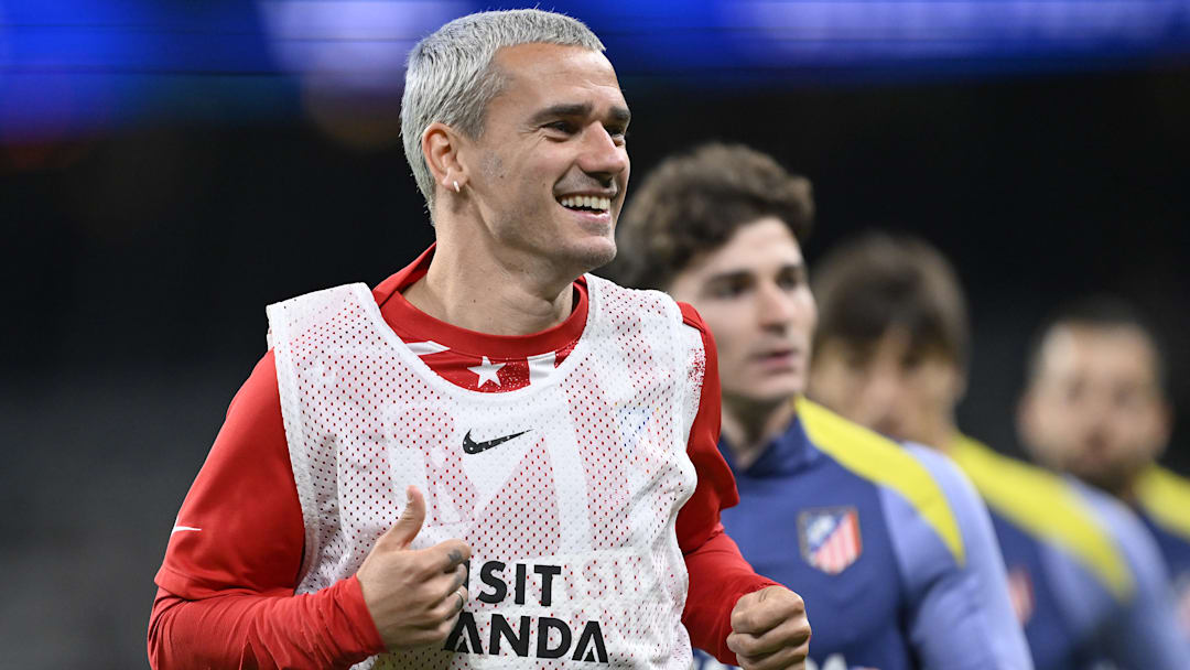 El francés Antoine Griezmann es el máximo goleador en la historia del Atlético de Madrid