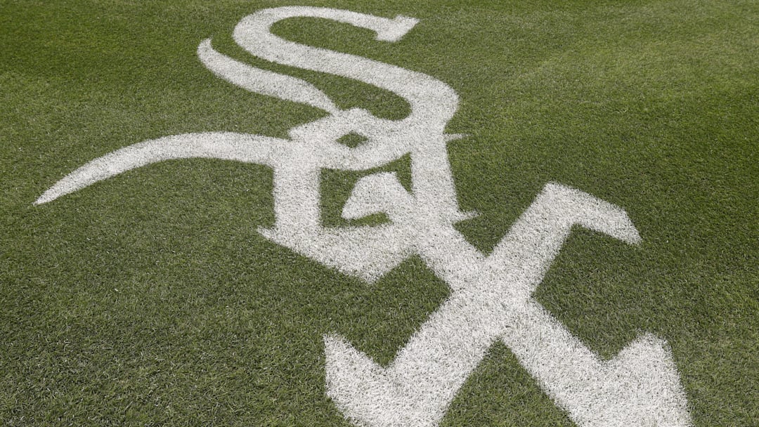 Chicago White Sox logo at Rate Field.