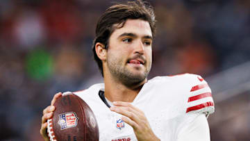 San Francisco 49ers quarterback Tanner Mordecai (4)