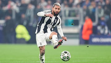 Douglas Luiz of Juventus seen in action during the UEFA...