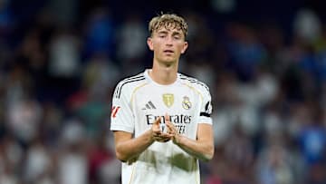Dean Huijsen lors de Real Madrid - Villarreal.