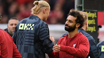 Erling Haalan e Salah se enfrentam em Machester City x Livepool, pela Premier League